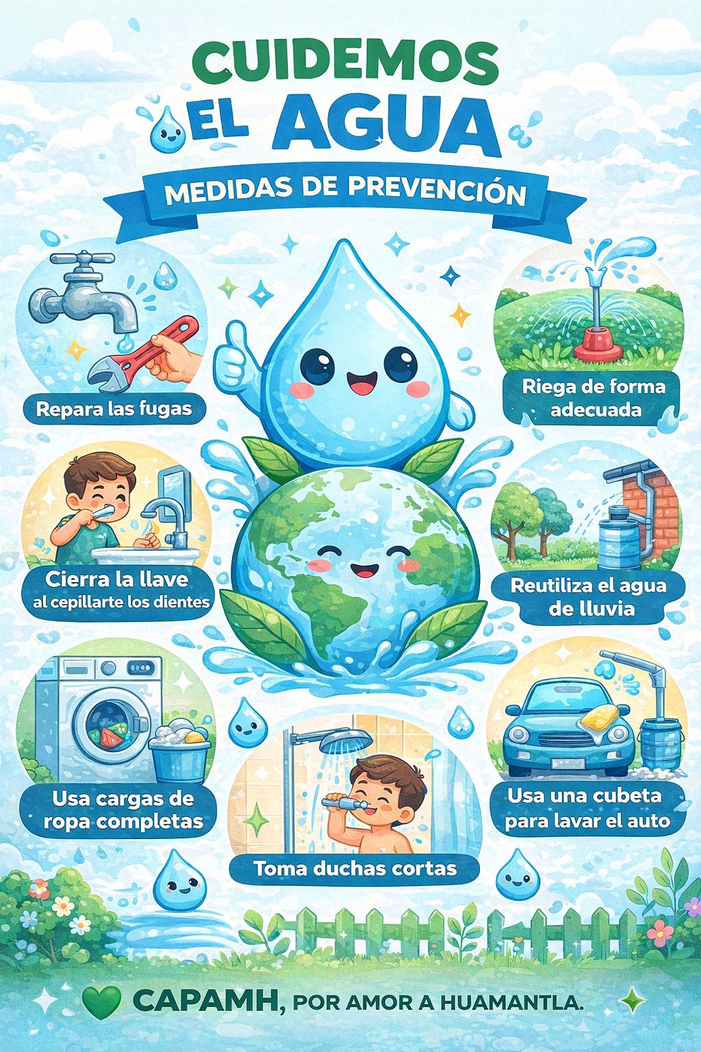 Cuidar el agua está en nuestras manos
